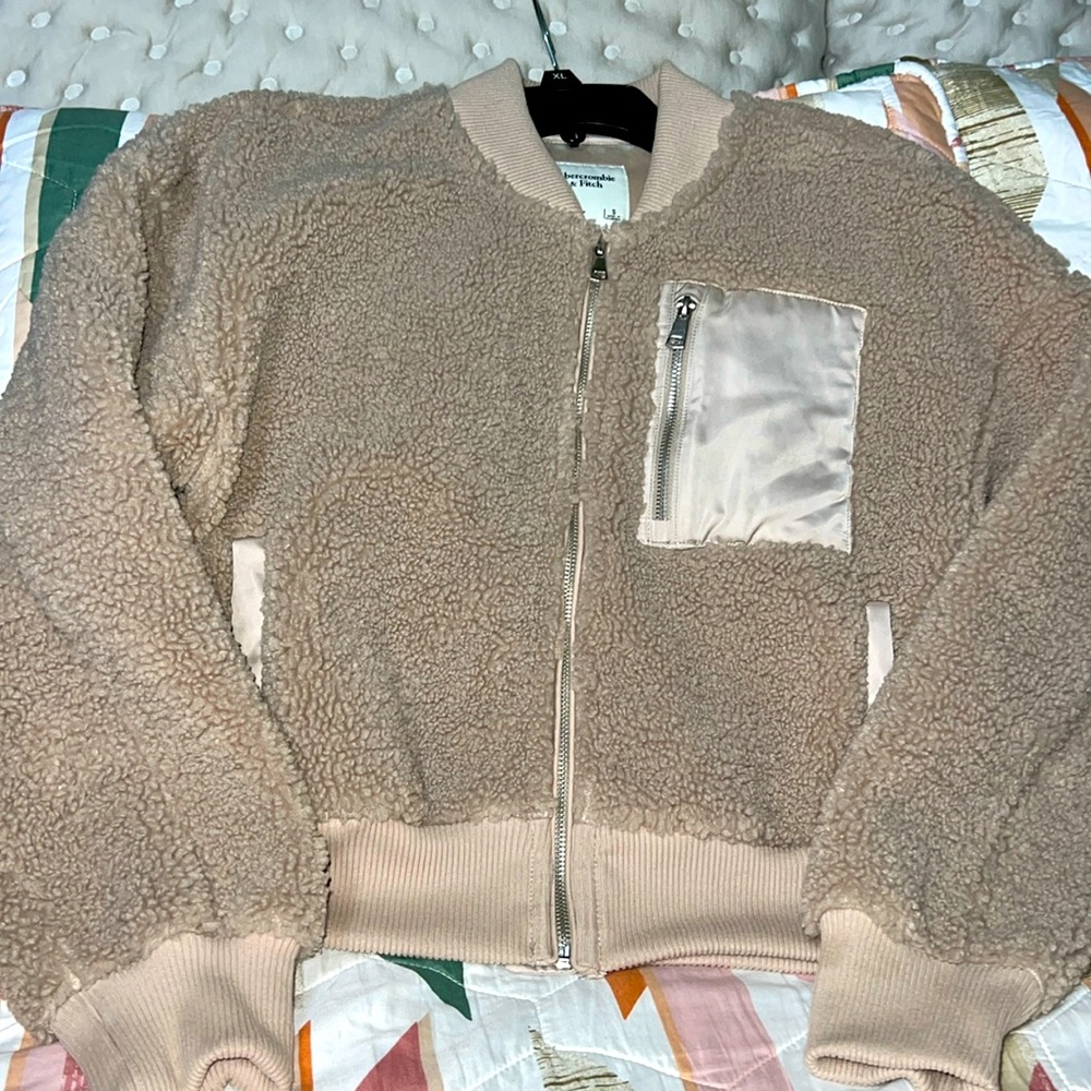 Abercrombie Sherpa Bomber Jacket
